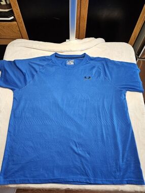 Under Armour Men's Heatgear Loose Bright Blue Short-Sleeve Performance Tee XXL